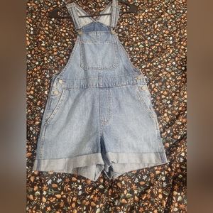Hollister High Rise Vintage Short Overalls 3"